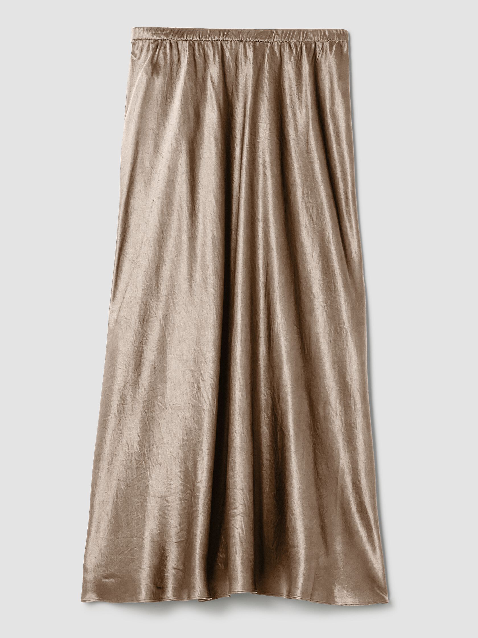 Textured Satin Slip Skirt