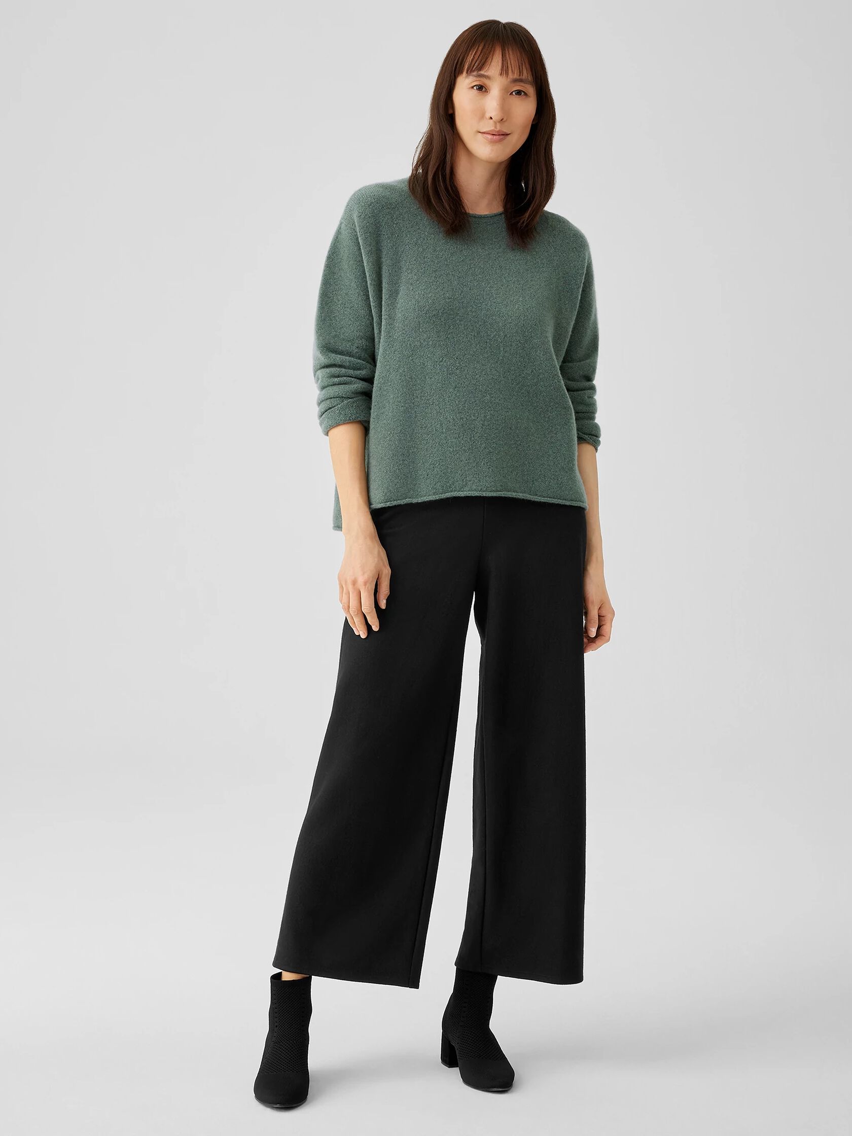 Cashmere Silk Bliss Crew Neck Top