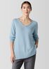 Peruvian Cotton Blend V-Neck Top