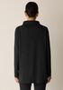 Cozy Brushed Terry Hug Funnel Neck Long Top