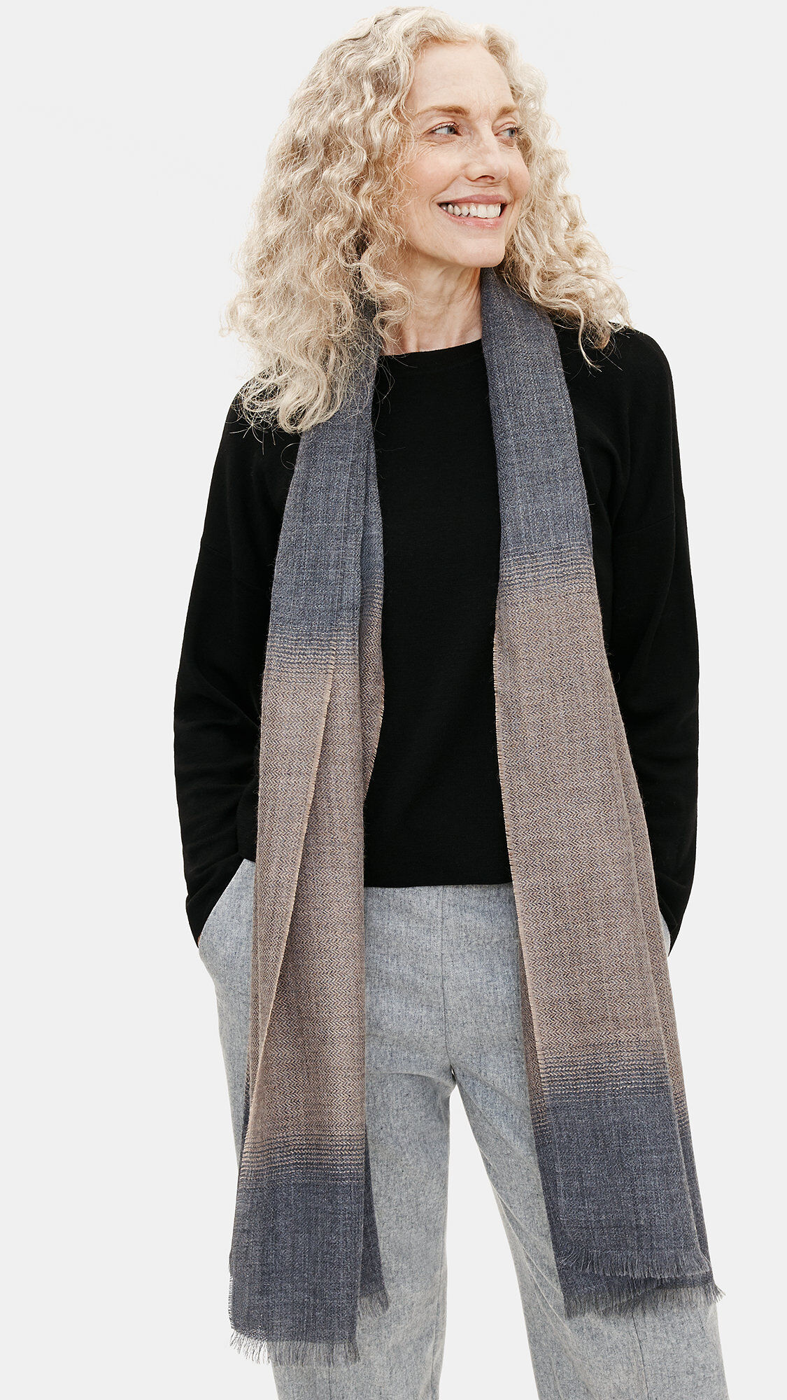 Baby Alpaca Ombre Scarf