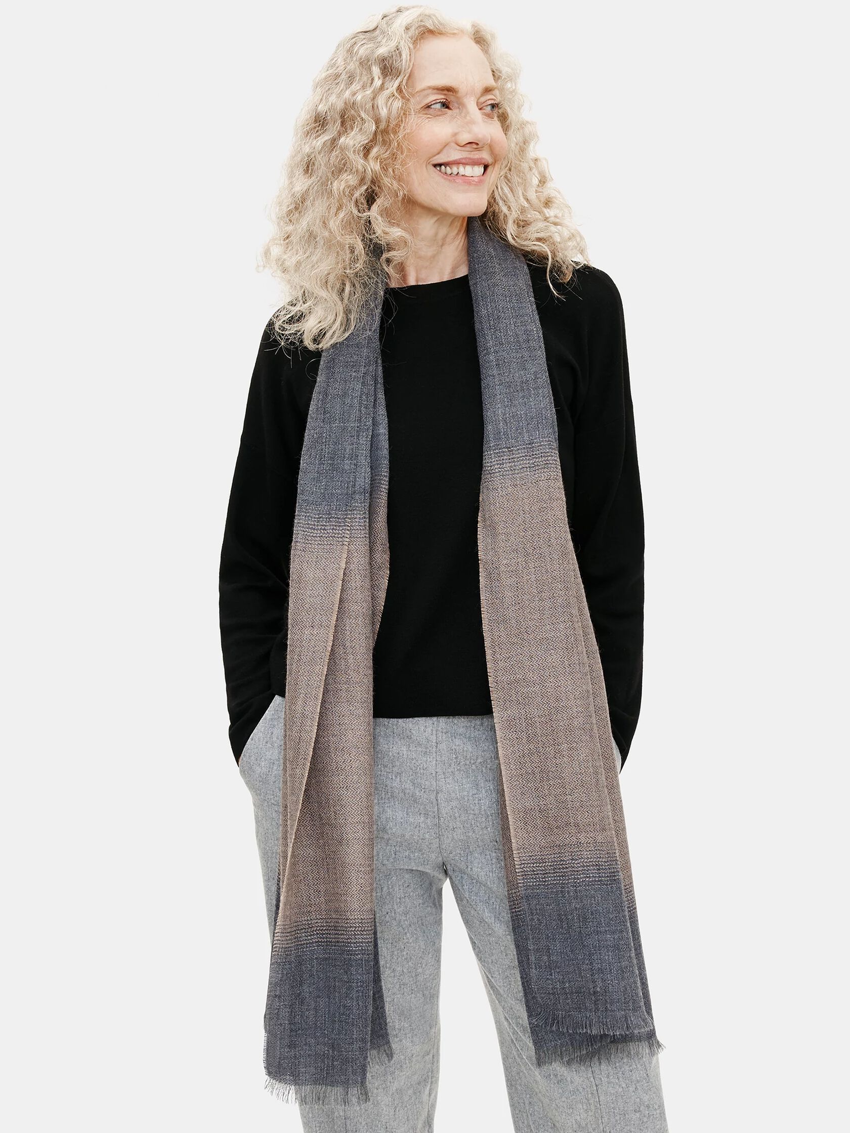 Baby Alpaca Ombre Scarf