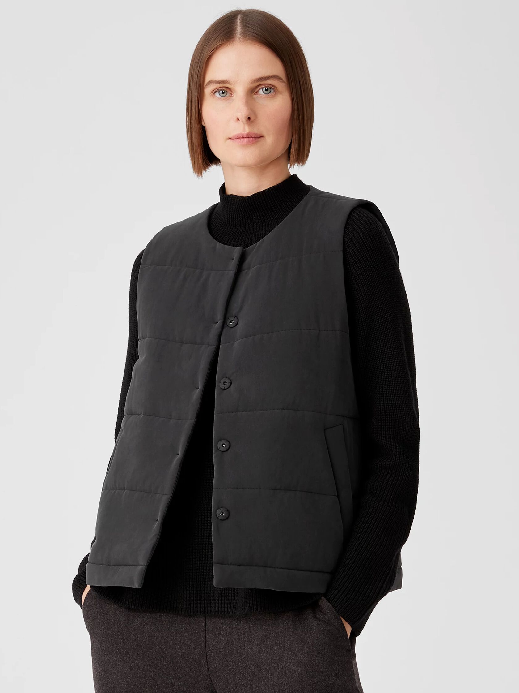 Fuji Silk Quilted Vest