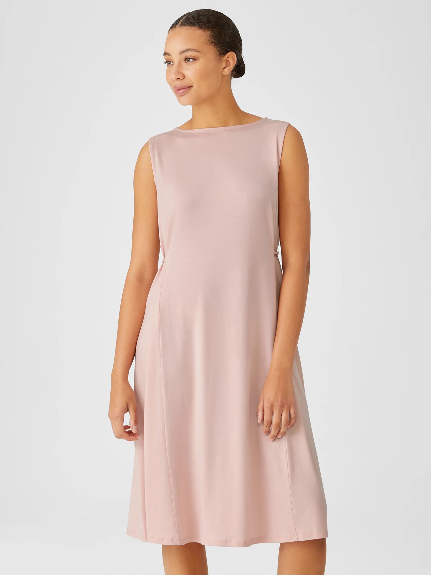 Fine Jersey Sleeveless Tie Dress