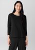 Organic Pima Cotton Jersey Long-Sleeve Tee