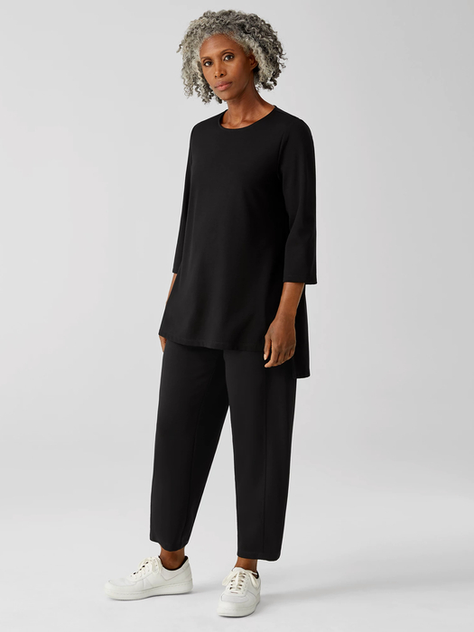 Flex Ponte Jewel Neck Tunic