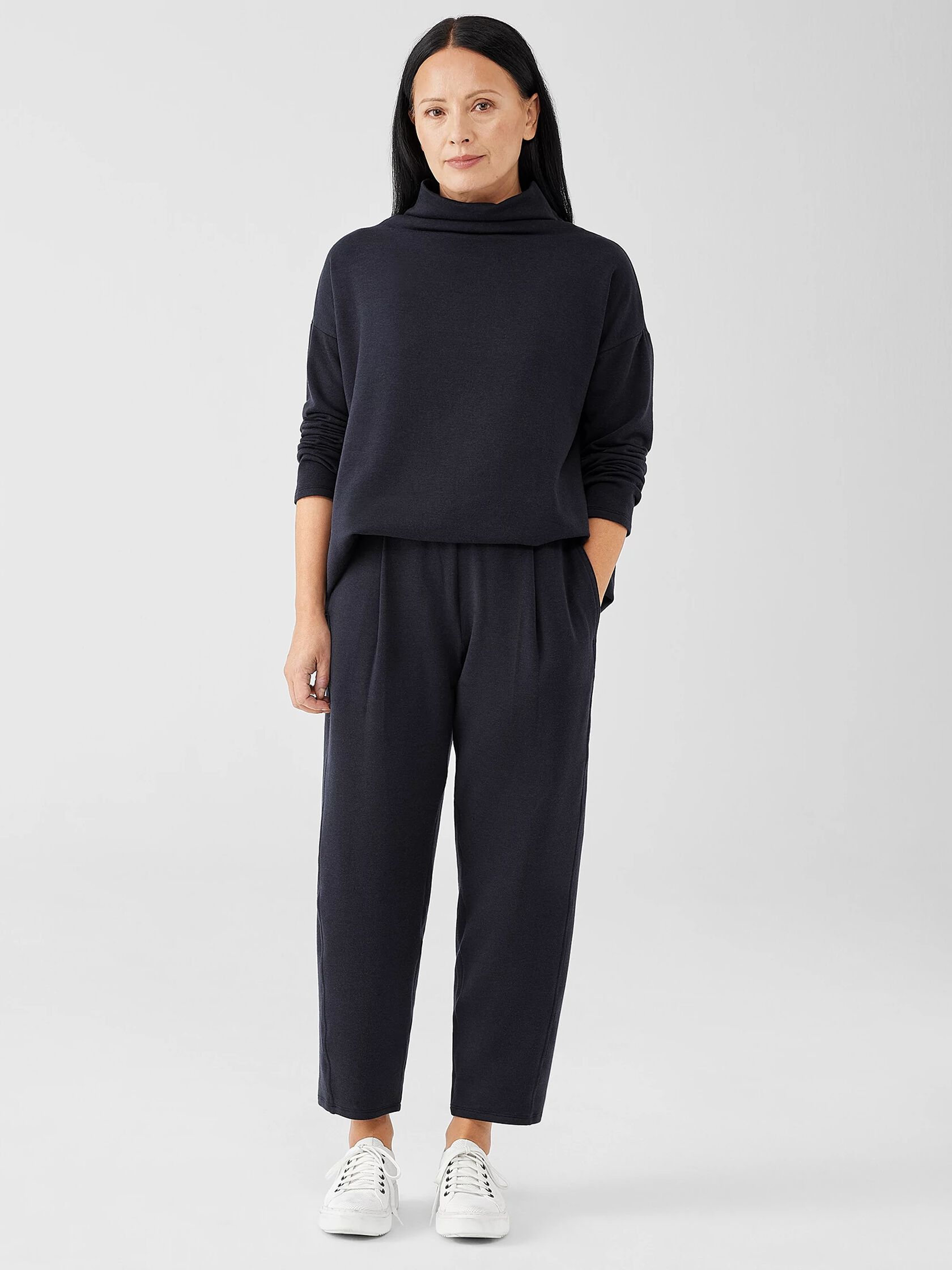 Cozy Brushed Terry Hug Lantern Pant