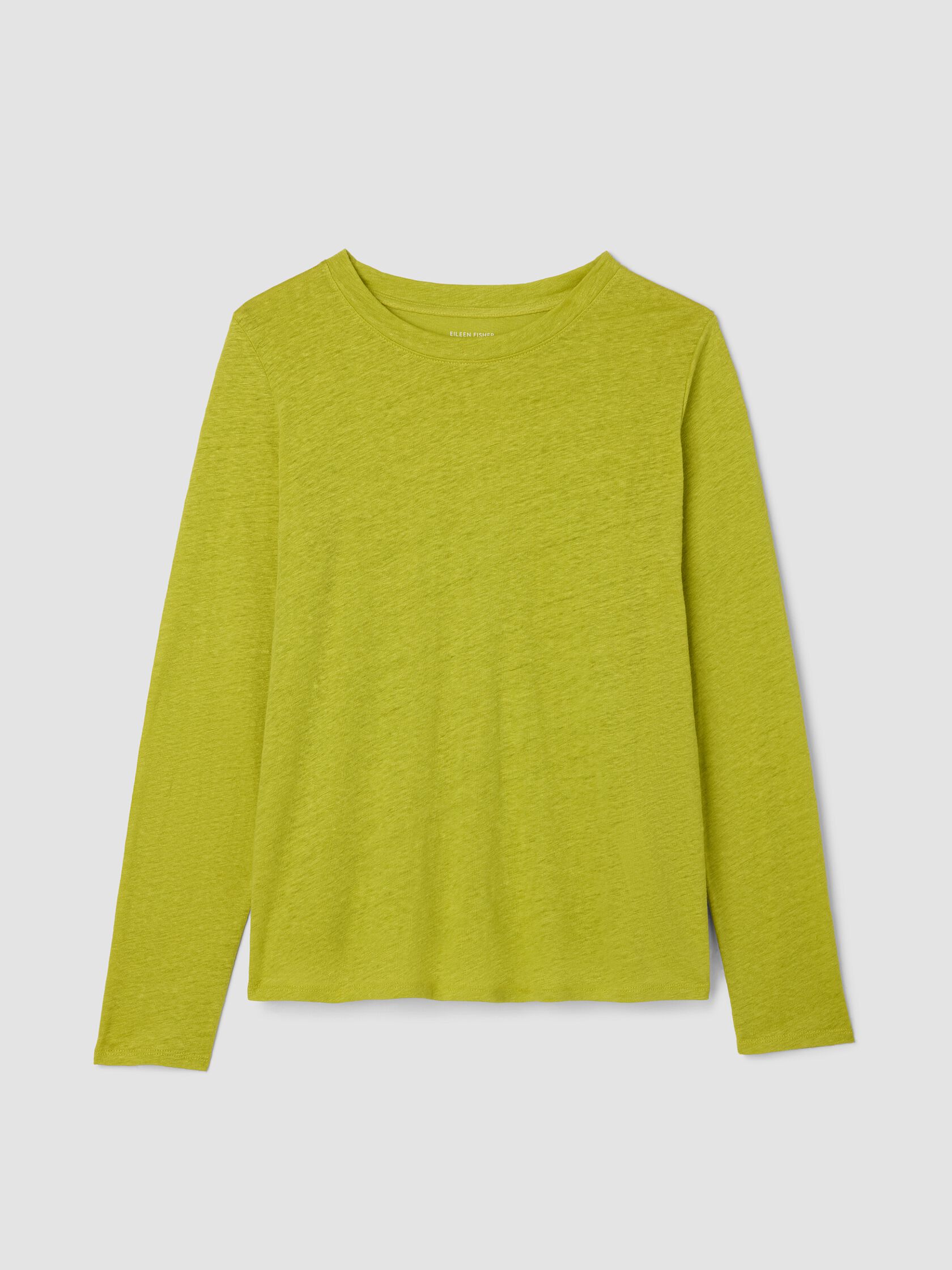 Organic Linen Jersey Long-Sleeve Tee