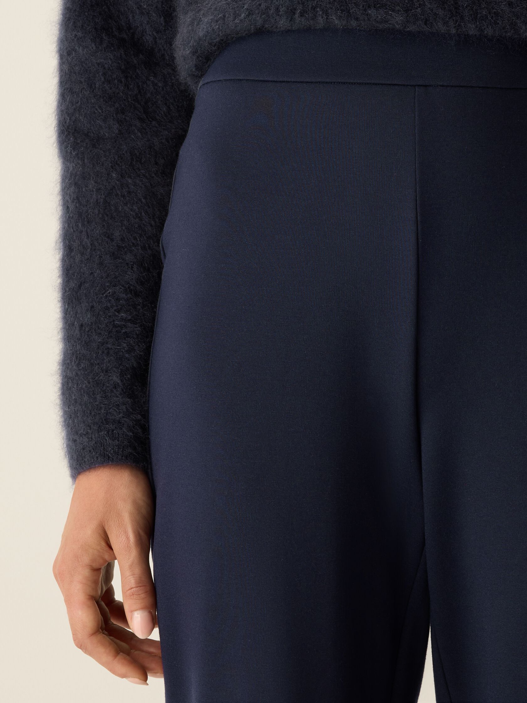Washable Flex Ponte Straight Pant
