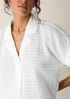 Organic Cotton Voile Box Notch Collar Shirt