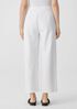 Cotton Hemp Stretch Wide-Leg Pant