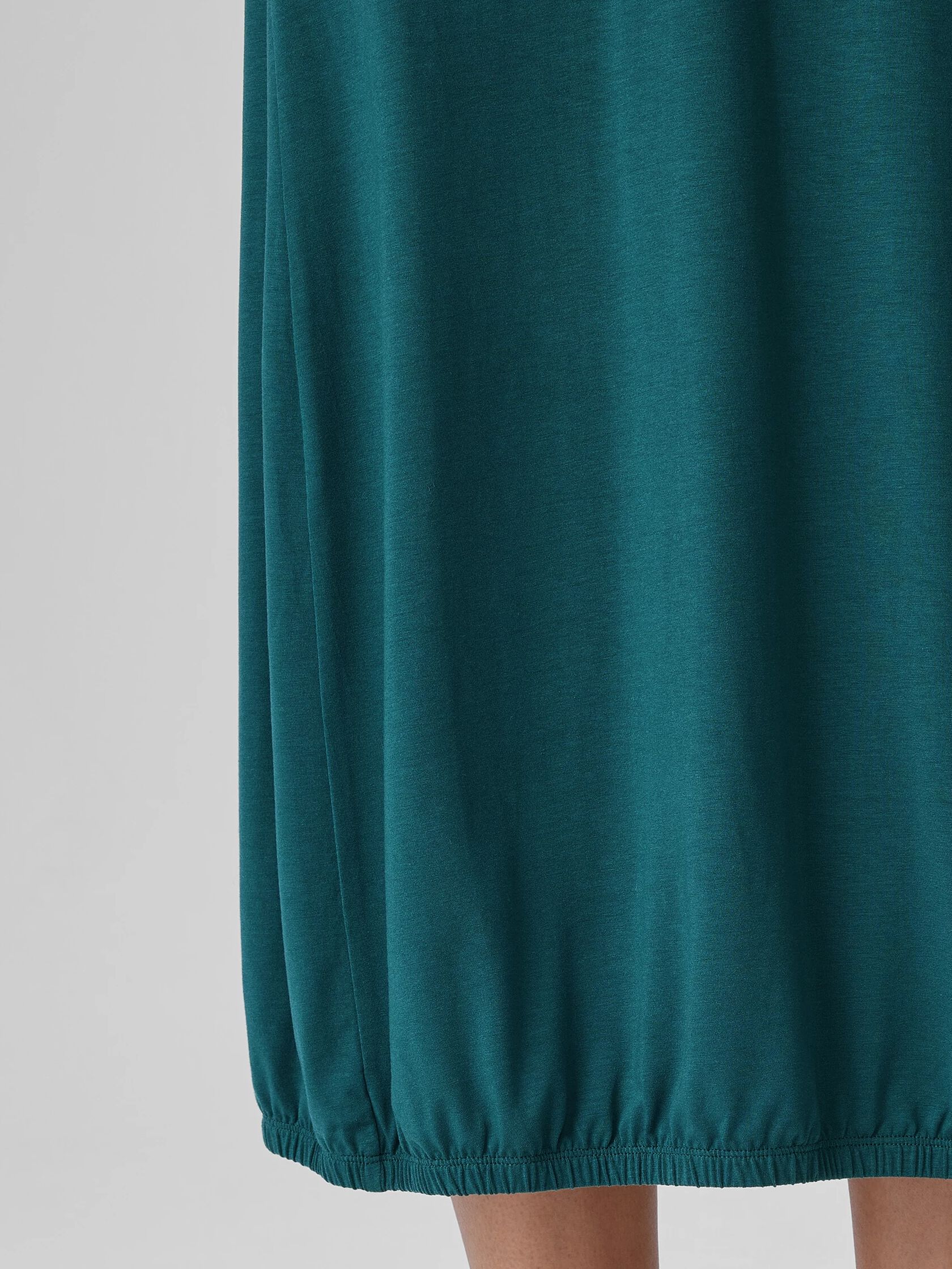 Fine Jersey Lantern Dress