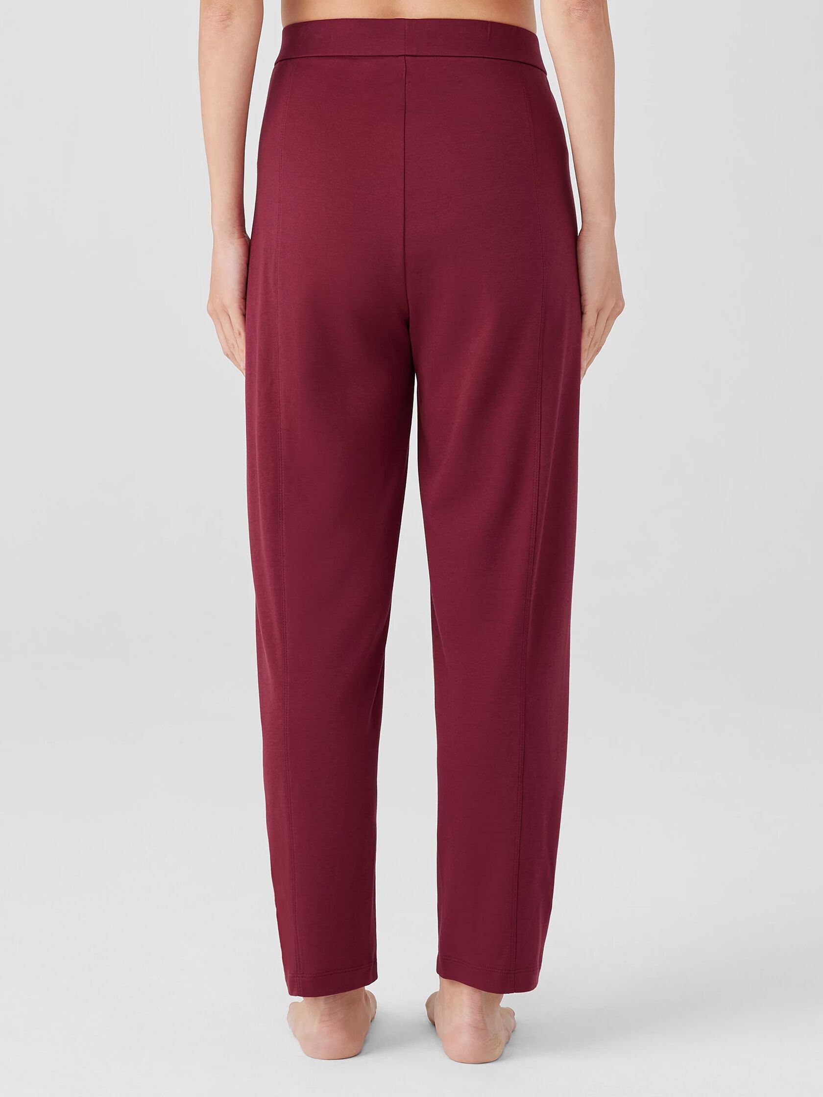 Organic Cotton Interlock Lantern Sleep Pant