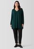 Fine Jersey V-Neck Long Top