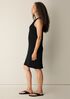 Bubble Jacquard Bateau Neck Dress