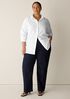 Cotton Stretch Denim Straight Jean
