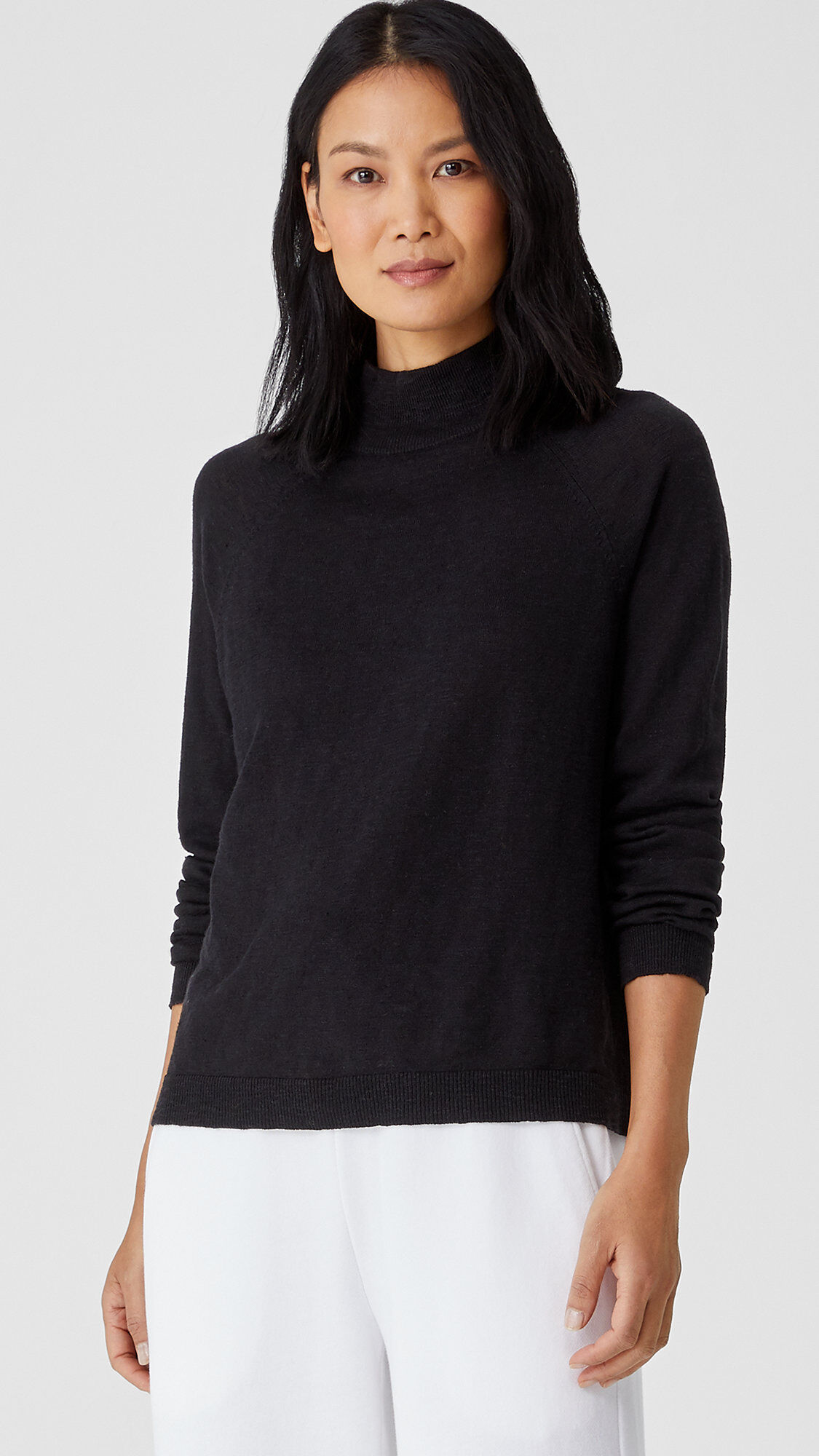 Eileen fisher funnel neck top hotsell