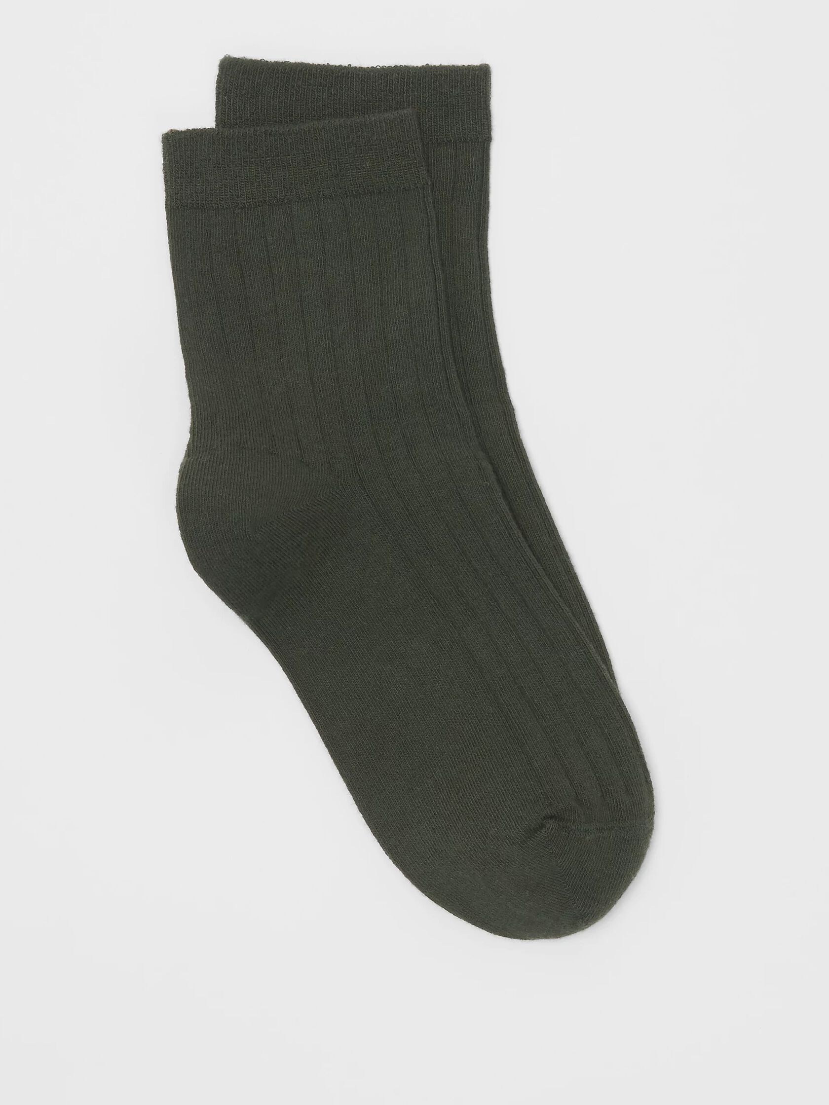 Organic Cotton Ribbed Ankle Sock