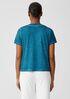 Organic Cotton Hazy Slub V-Neck Tee
