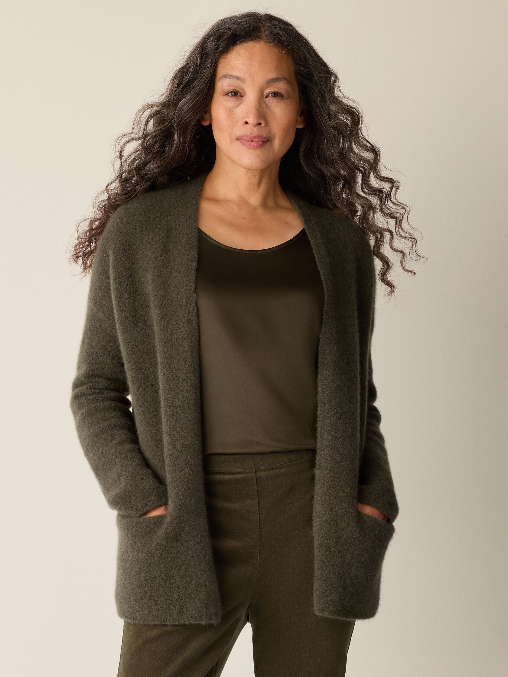 Cashmere Silk Boucle Bliss Cardigan