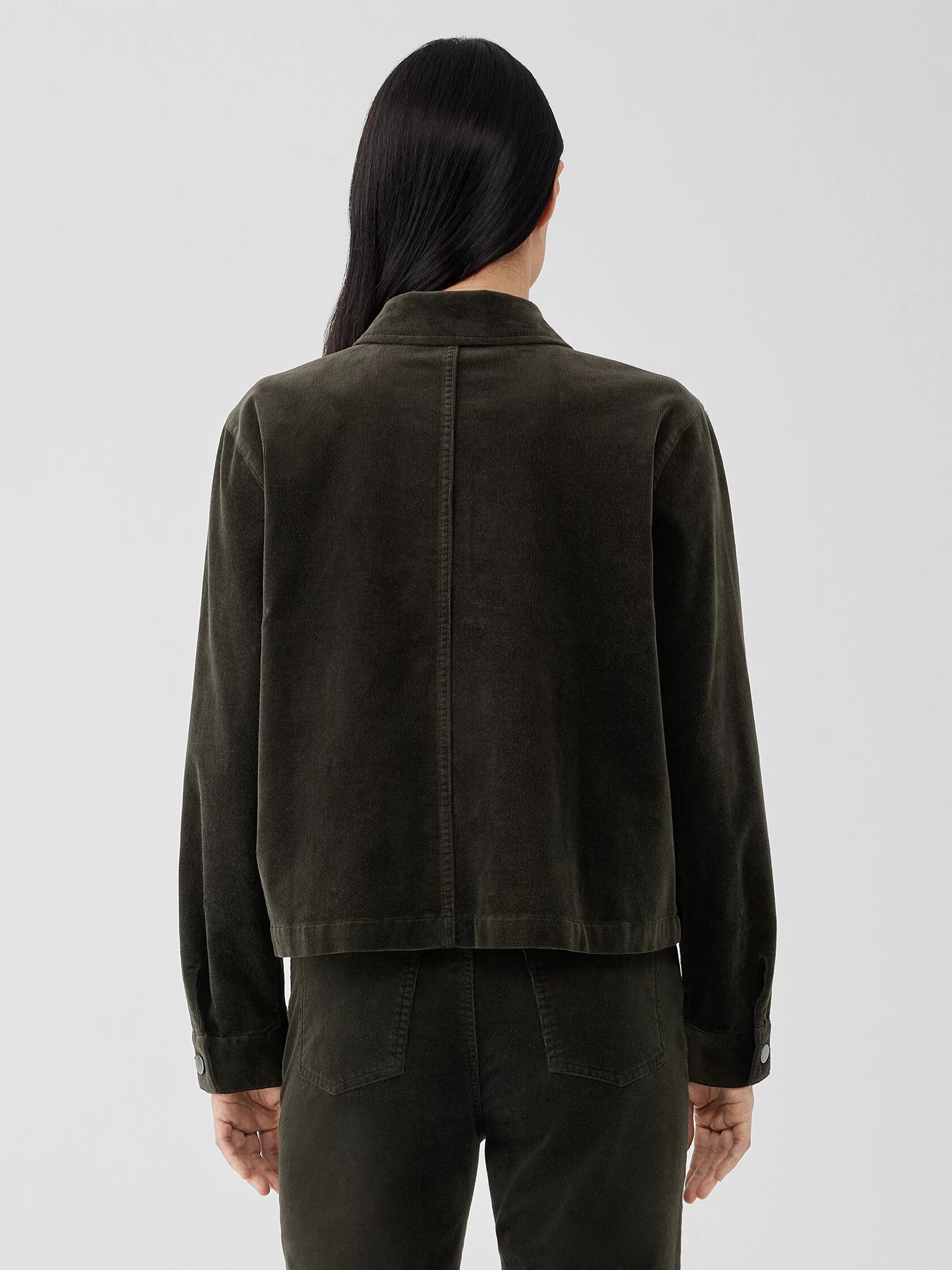 Organic Cotton Stretch Corduroy Jacket