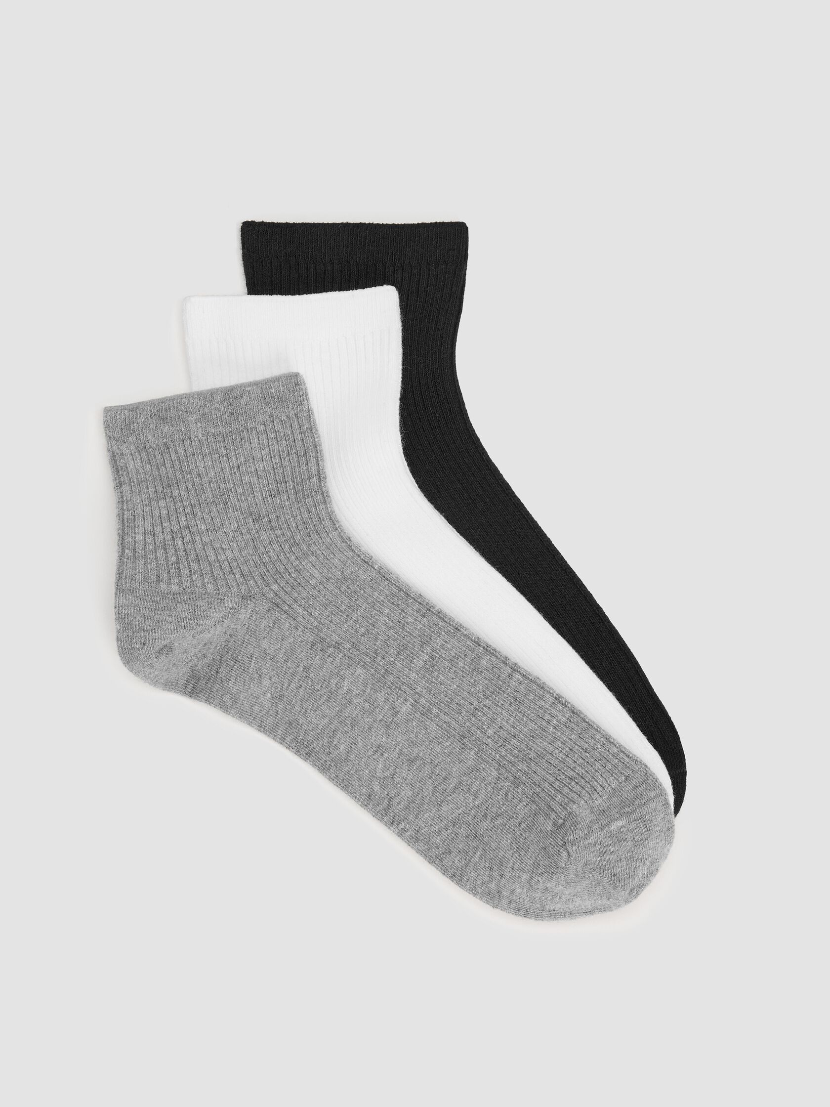 Cotton Ankle Sock 3-Pack