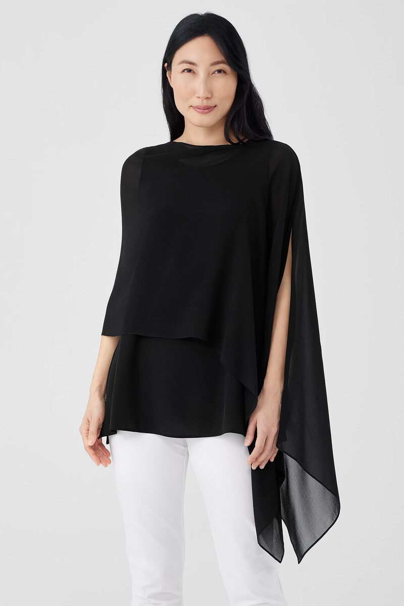 Sheer Silk Georgette Wrap Sheer Silk Georgette Wrap