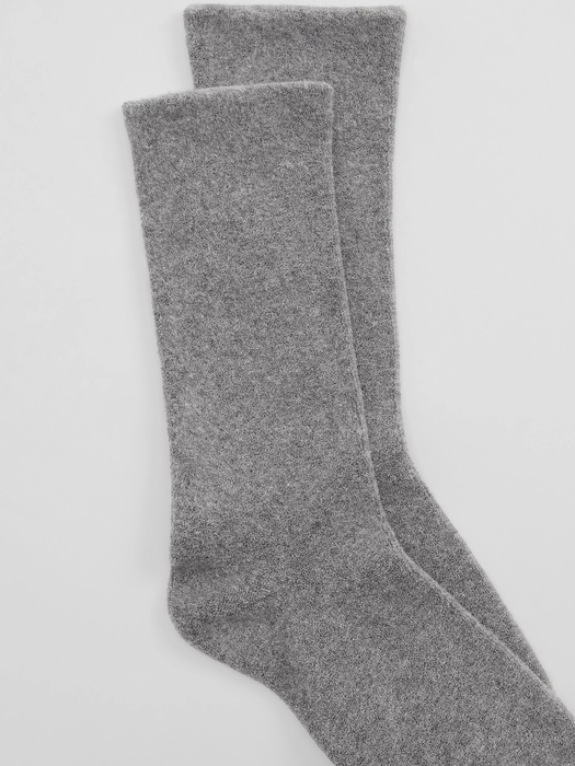 Organic Cotton Terry Cozy Crew Sock