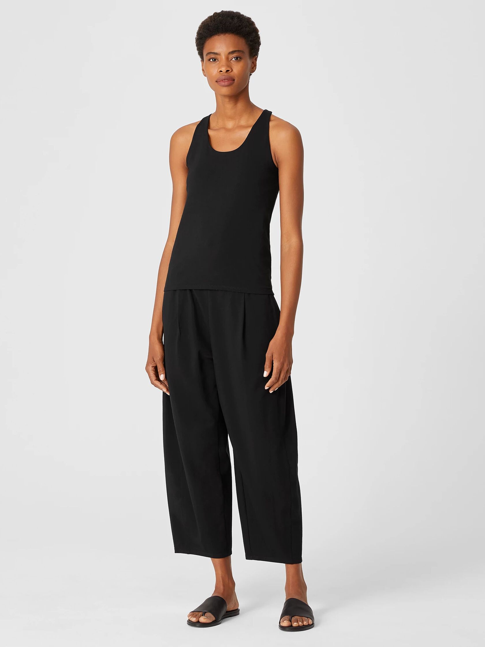 Traceable Organic Cotton Jersey Racer-Back Tank