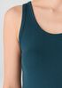 Organic Cotton Stretch Rib Scoop Neck Tank