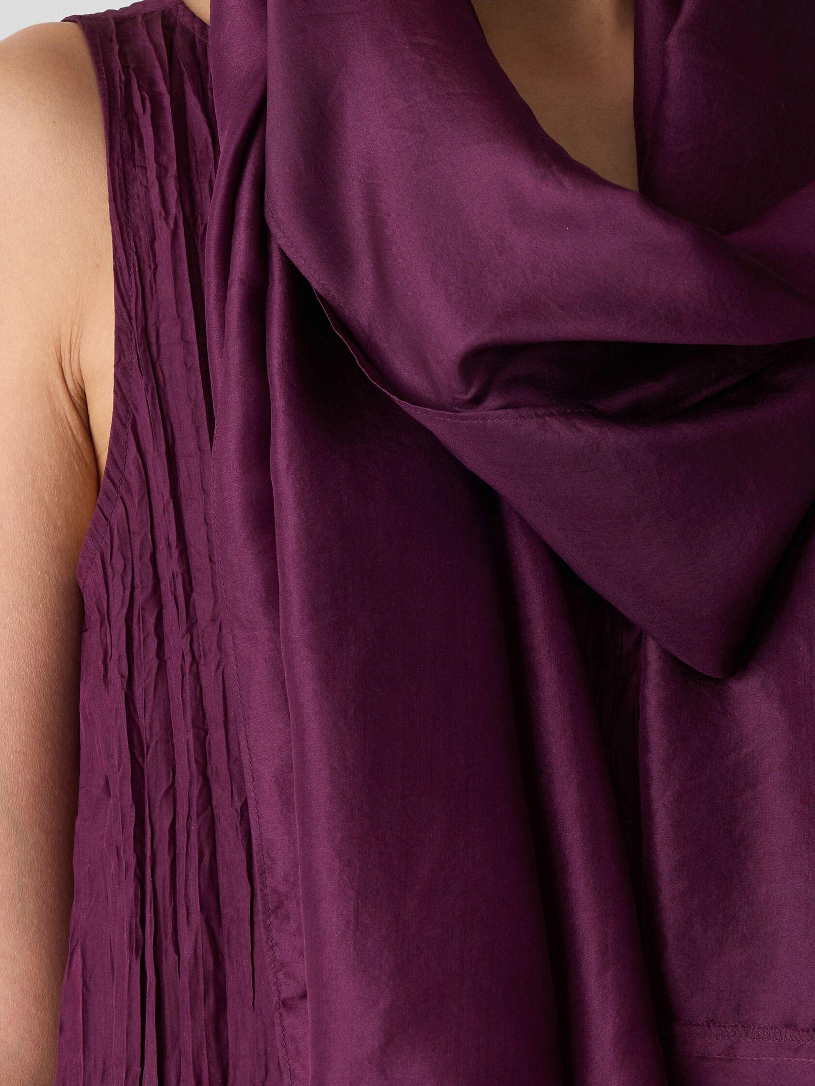 Washed Transitional Silk Scarf