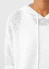 Organic Cotton Linen Slub Hooded Top