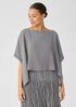 Sheer Silk Georgette Poncho