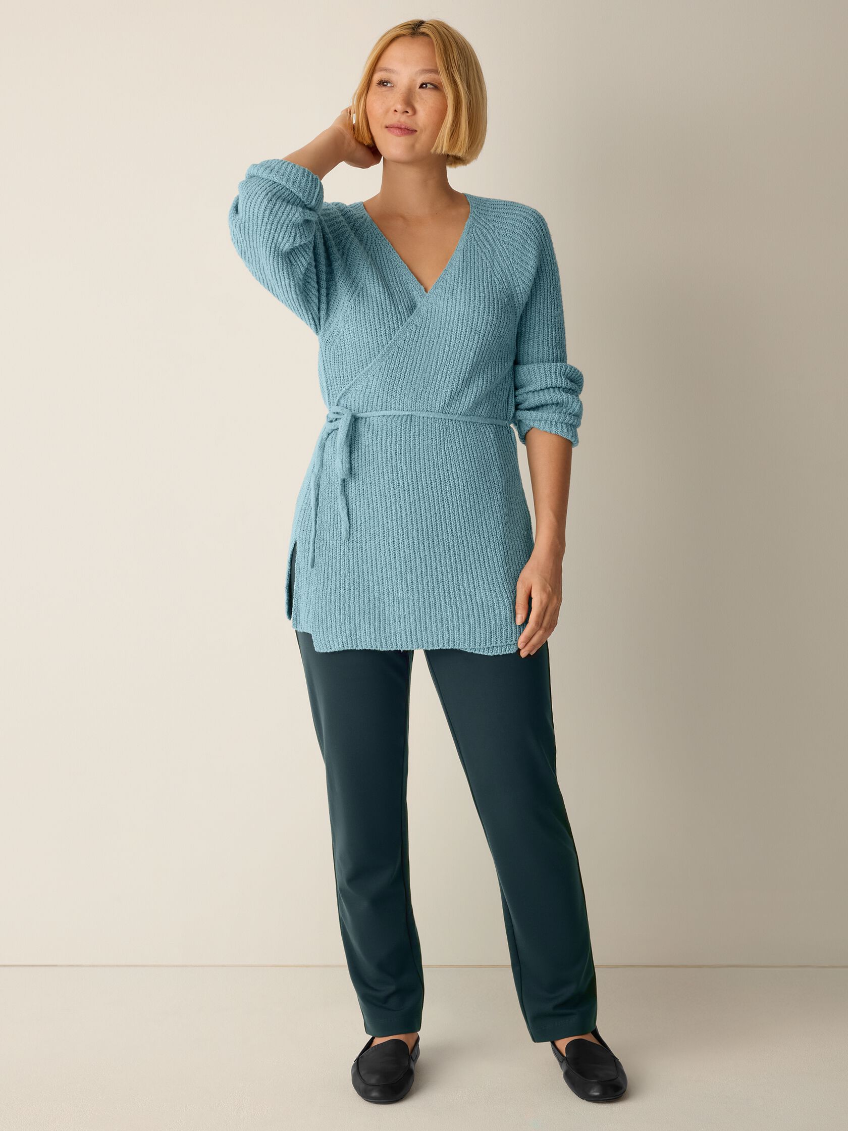 Washable Flex Ponte Slim Pant