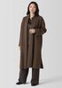 Lightweight Boiled Wool Icon Coat in Regenerative Wool