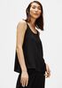 System Silk Georgette Crepe Tank