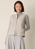Textured Cotton Doubleknit Vest