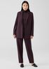 Boiled Wool Jersey Long Blazer