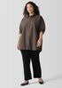 Washed Organic Cotton Poplin Classic Collar Long Shirt