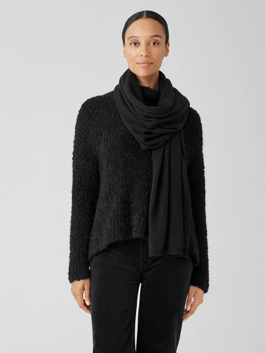 Cotton and Recycled Cashmere Wrap