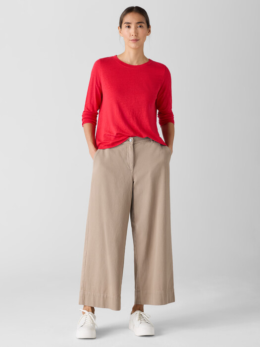 Organic Linen Jersey Long-Sleeve Tee