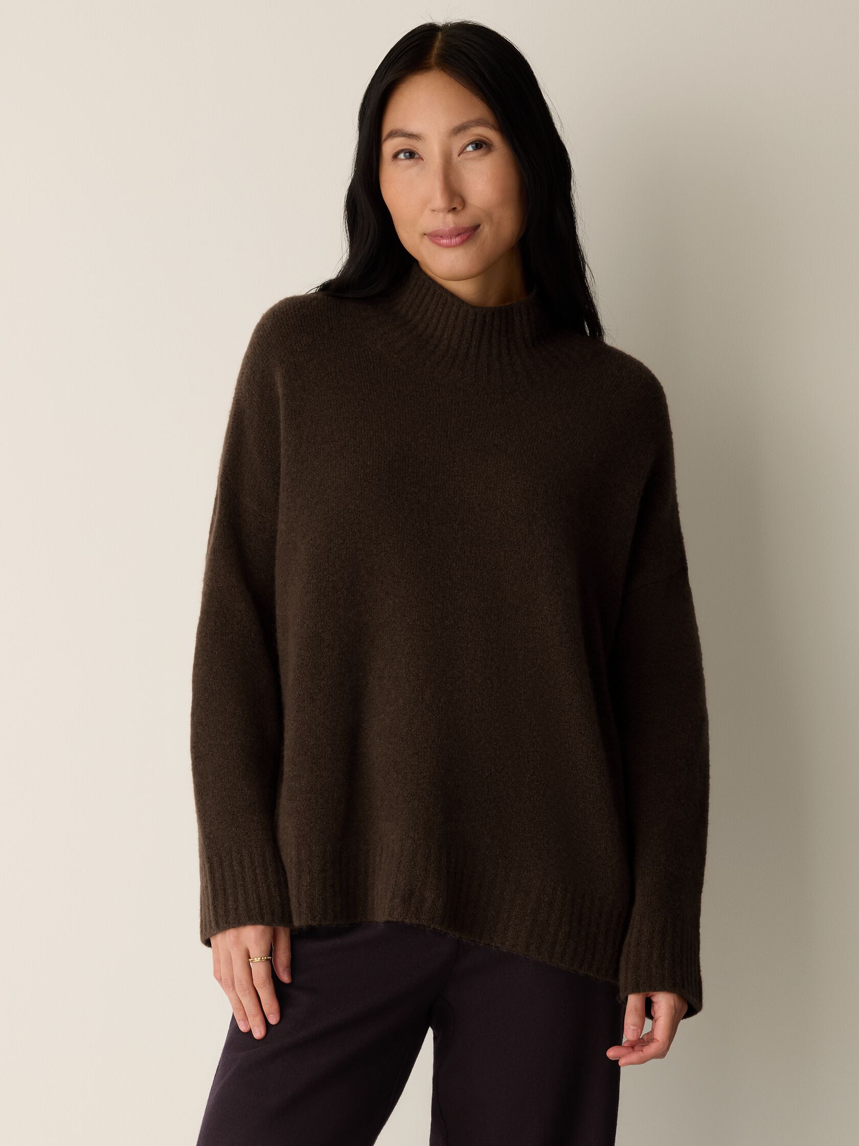 Cashmere Silk Bliss Turtleneck Top