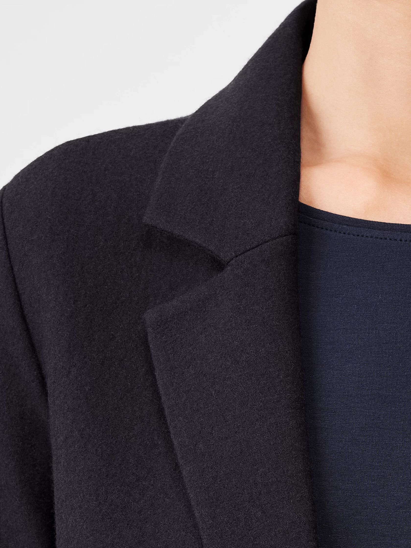 Boiled Wool Jersey Blazer