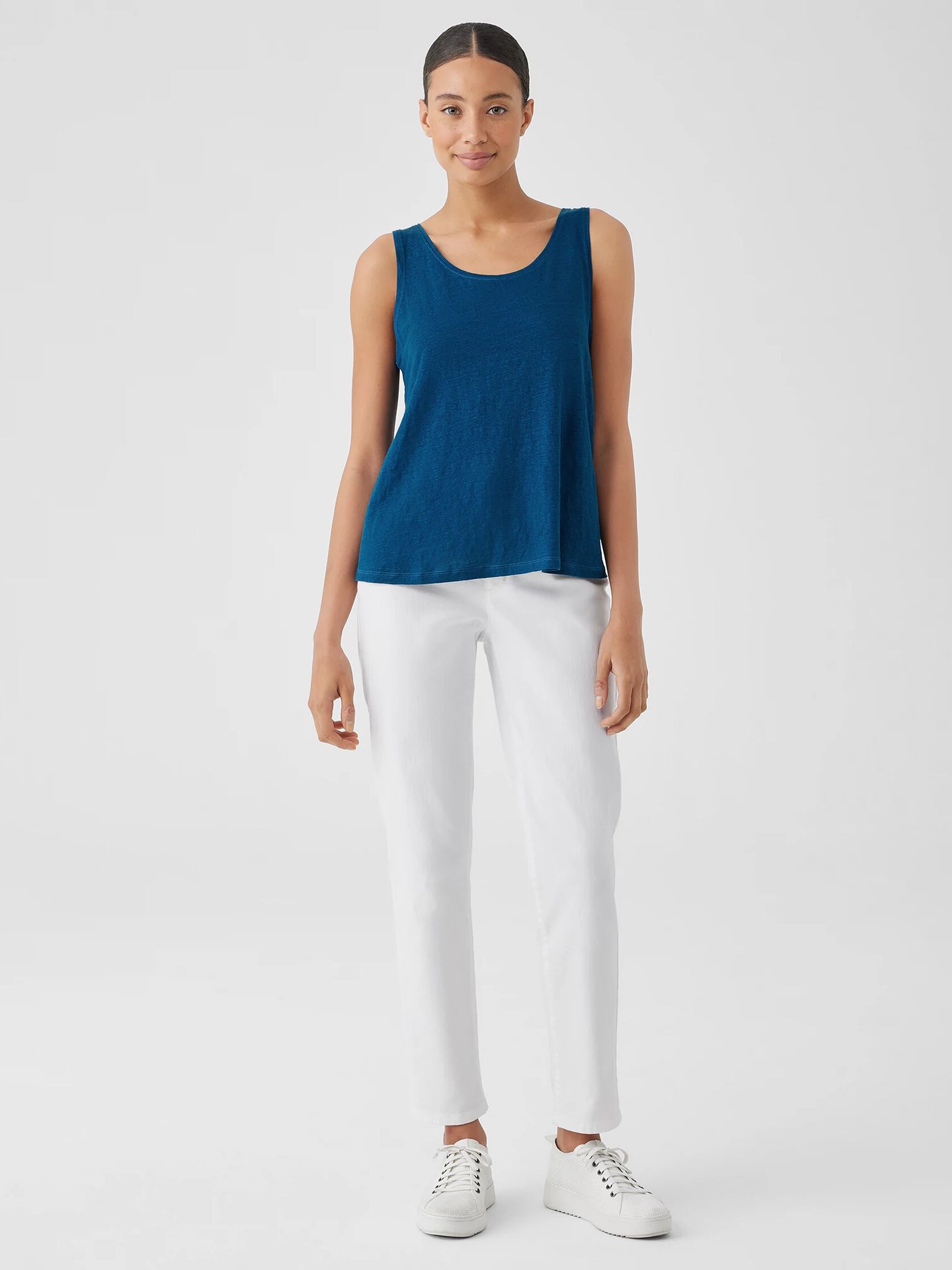 Organic Linen Jersey Tank