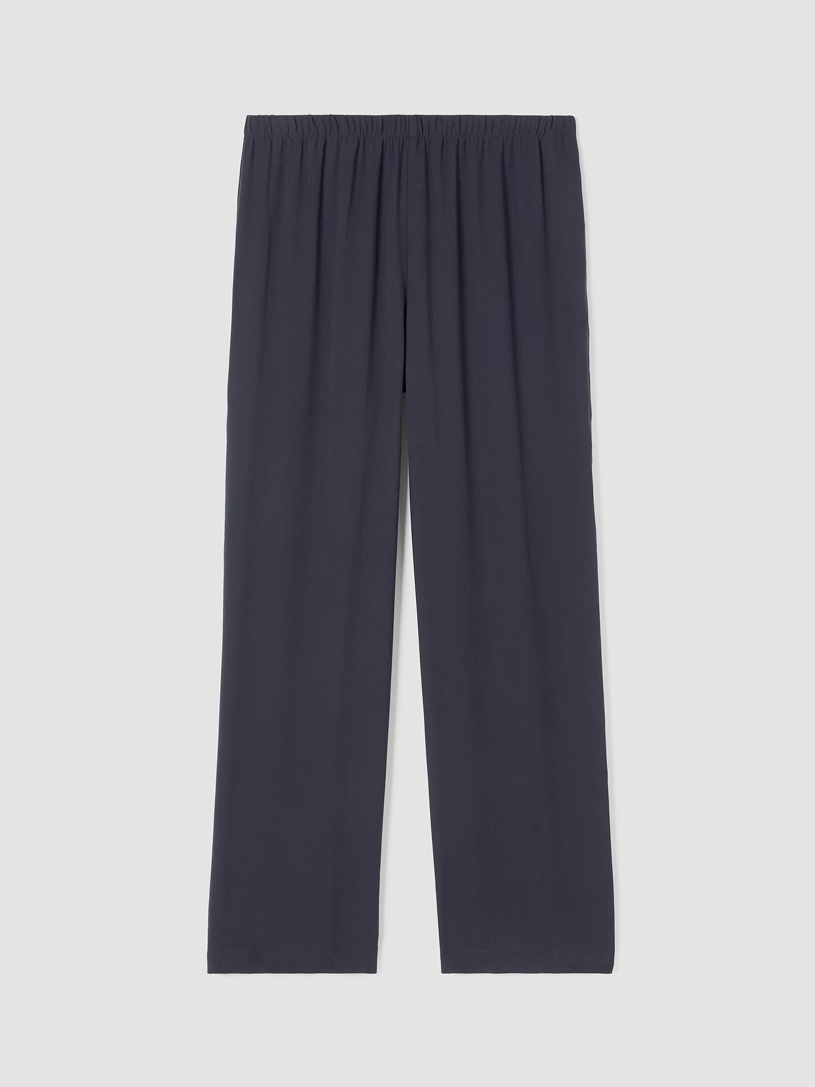 Silk Georgette Crepe Straight Pant