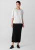 Merino Pencil Skirt in Regenerative Wool
