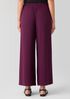 Silk Georgette Crepe Wide-Leg Pant