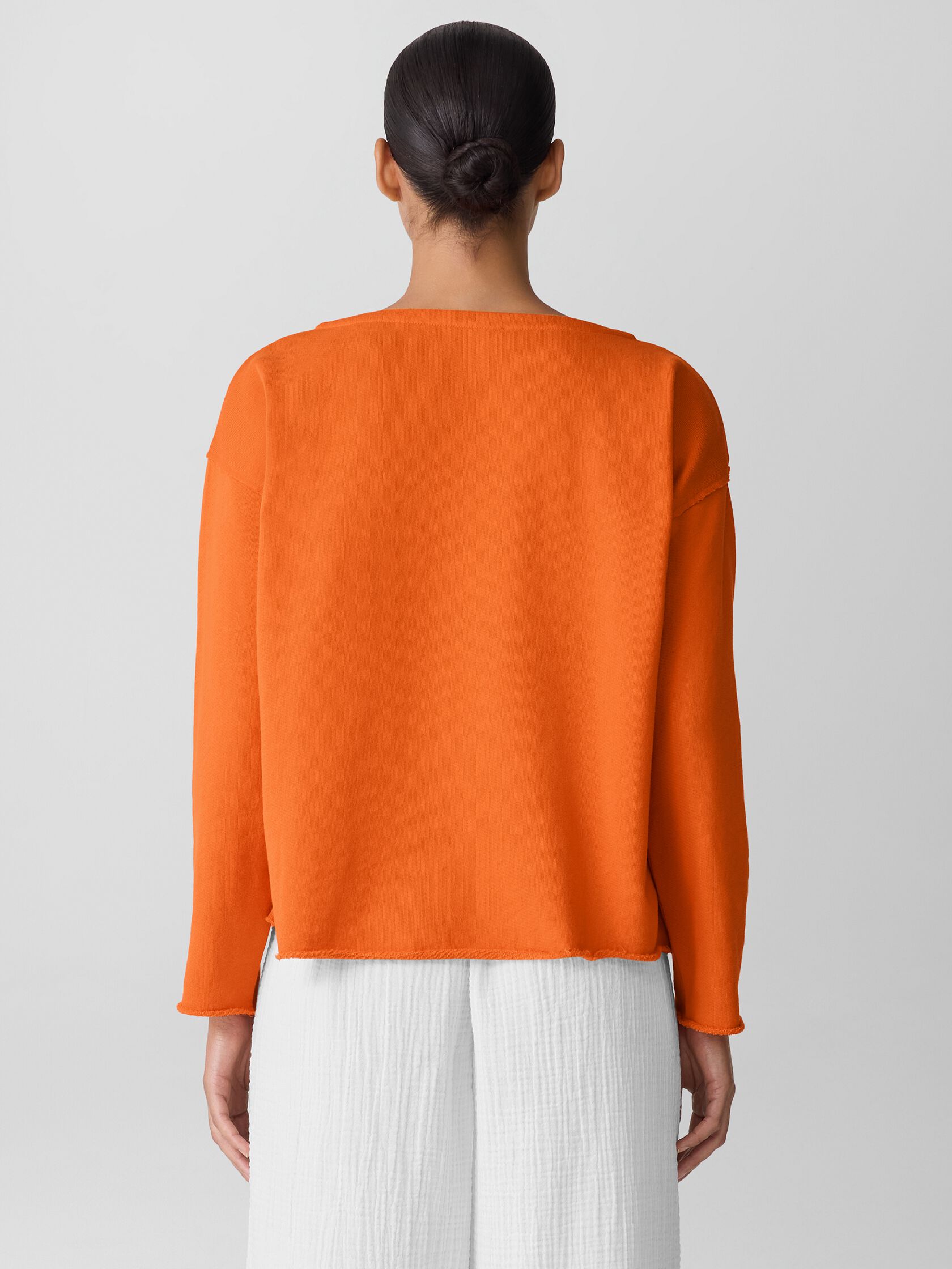 Lightweight Organic Cotton Terry Box-Top