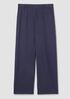 Pima Cotton Stretch Jersey Wide-Leg Pant