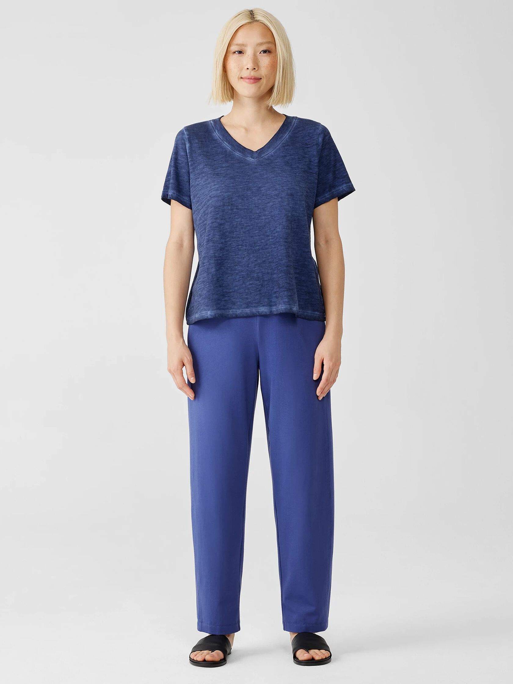 Traceable Cotton Jersey Lantern Pant